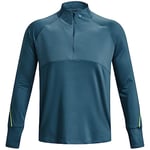 Under Armour Mens Qualifier Run 2.0 Half Zip Top Static Blue S