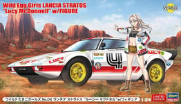1:24 HASEGAWA Lancia Stratos #4 With Lucy Mcdonnell Figure Kit HA52328 Model