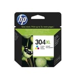 HP 304 XL N9K07AE Tri-Colour Original High Capacity Ink For Deskjet 2620 2630