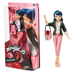 BANDAI Miraculous Ladybug And Cat Noir Toys Marinette Fashion Doll | Articulated 26cm Marinette Doll With Accessories And Miraculous Kwami | Ladybug Superhero Marinette Figurine Miraculous Dolls