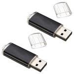 2X USB Memory Stick Flash Pen Drive U Disk for PS3 PS4 PC  Color:Black2622