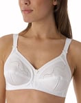 Triumph Women's Doreen + Cotton 01 Non wired bra, White, 40G UK