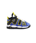 Nike Childrens Unisex Air More Uptempo Multicolor Kids Trainers - Blue/Black/Yellow Leather - Size UK 8.5 Infant