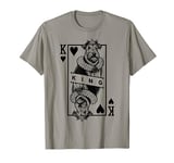 Airedale Terrier King Of Hearts Funny Dog Lover Pop Art T-Shirt