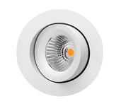 Nordic Star IsoSafe LED Downlight WarmDim 9W IP54 Matt Hvit