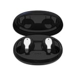 Fashion Bluetooth Earphone, Macaron Wireless Bluetooth Earphones Touch Handsfree Stereo Wireless Earbuds Headphone with Microphone Phone Headset, for Gym/Phone (Color : Black)