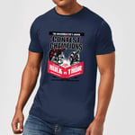 Marvel Thor Ragnarok Champions Poster Men's T-Shirt - Navy - XL