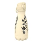 Ion8 Leak Proof Water Bottle, Vacuum Insulated, Tuberose Meadow Floral, 280ml