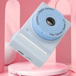(Blue)1080P Digital Camera Compact Small Portable Digital Video Camera ABS