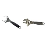 Bahco 9031 Adjustable Wrench, 200mm Length & 9029 170mm 32mm Adjustable Wrench Extra Wide Jaw