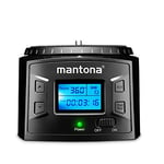 Mantona Turnaround 360 Advanced 3 - Tête de trépied panoramique électrique rotative à 360 ° - Tête pivotante programmable pour Timelapse accélérée et pivotante avec caméra Smartphone Action Cam GoPro
