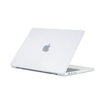 MacBook Pro 13 (2022/2020/2019/18/17/16) - Hard cover front + Bagcover - Carbon design - Transparent
