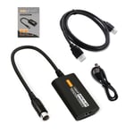 HDMI-kompatibel omvandlare för SEGA för Saturn SS 1080p Upscaler 4:3/16:9 Aspect Ratio Switch S-videoingång HDTV-adapter