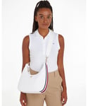 Tommy Hilfiger TH Essential Corp Womens Crossover Bag - Ecru - One Size