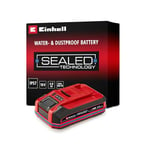 Einhell Power X-Change Plus 18V Sealed 4.0Ah Lithium-Ion Battery - 2nd Generation, IP57 Waterproof & Dust Protection - Universally Compatible with All PXC Power Tools and Garden Machines