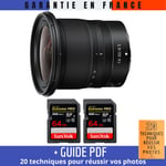 Nikon Z 14-30mm f/4 S + 2 SanDisk 64GB UHS-II 300 MB/s + Guide PDF ""20 TECHNIQUES POUR RÉUSSIR VOS PHOTOS