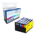 Refresh Cartridges Full Set Value Pack 957XL BK/953XL CMY Ink Compatible With HP