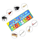 The New,Kids Touch Play Game Dance,Music Blanket,Record-Playback Piano Musical Mat,Carpet Mat,10 Piano Touch, 8 Musical Instruments,5 Mode Dance for Boys Girls Baby Blanket Early Education Toys