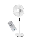 Silentnight Home Electrics Airmax 1800 Oscillating Stand Fan - White Led Display