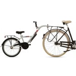 Bike2go Bike2Go - Släpcykel 20 Inch 42 Cm Silver Barncykel 20 Tum