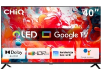 Telewizor CHiQ CHiQ L40QH7G TV 40, QLED, Full HD, Google TV, Frameless, Dolby Audio, dbx-tv, HDR 10
