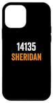 Coque pour iPhone 12 mini Code postal Sheridan 14135, déménagement vers 14135 Sheridan