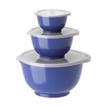 Rosti Margrethe bowl set 3-pack Electric blue