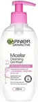 Garnier Micellar Gel Face Wash For Sensitive Skin 200ml, Gentle Face Cleanser &