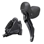 Shimano GRX RX600 Single Disc Brake - 11 Speed Black / Front 1x11 LH 1000mm Hose