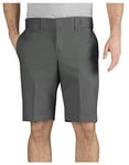 Dickies Slim Fit 11 Inch Flex Work Short, Gravel Gray, 34