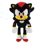 Sonic the Hedgehog - Plyschleksak, Supersonic Sonic Black 28 cm Black