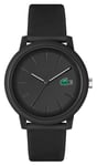 Lacoste 2011171 12.12 | Black Dial | Black Resin Strap Watch