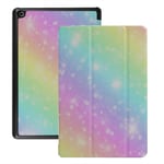 Fire Hd Tablet 8 Case Colorful Smart Mermaid Rainbow Cases For Fire Hd 8 Tablet (2018 2017 2016 Release,8th/7th/6th Generation) With Auto Wake/sleep