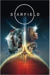 Starfield Journey Through Space Poster multicolor