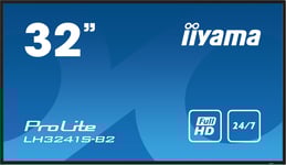 iiyama LH3241S-B2 skyltställ Kioskdesign 80 cm (31.5") LED 350 cd/m² Full HD Svart 24/7