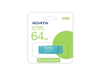 ADATA UC310 ECO, 64 GB, USB Type-A, 3.2 Gen 1 (3.1 Gen 1), Sväng, 9 g, Grön