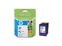 HP 57 - Färg (cyan, magenta, gul) - original - bläckpatron - för Deskjet 450, 55XX Officejet 6110 Photosmart 7150, 7350, 7550 psc 21XX, 2210
