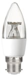 Integral ILCANDB22NE083 4.9w LED Candle Bulb, 4000K, clear, non dimmable, B22