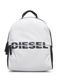 Diesel Boldmessage Bold Backpack - Backpa Ryggsäck Väska Vit [Color: BLACK/WHITE ][Sex: Kids ][Sizes: ONE SIZE ]