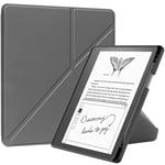 Amazon Kindle Scribe 11th Generation (2022) Origami Kunstskinn Deksel med Penneholder - Grå