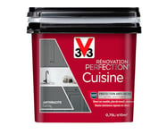 V33 Peinture de rénovation cuisine, Rénovation perfection® Gris anthracite satin 750ml