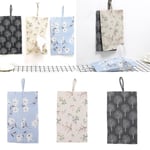 Car Hanging Tissue Box Napkin Roll Paper Pouch Towel B Beige