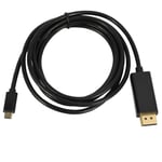 Adaptateur de cable USB-C vers Displayport 6 pieds USB 3.1 Type C vers cable Dp Hd