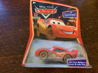 DISNEY CARS 1:55 DIE CAST - Dirt Track Lightning McQueen