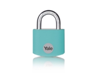 Yale YE3B/38/119/1/TE, Konventionellt hänglås, Tangentlås, Lika låsning, Grön, Gjuten aluminium, Härdat stål