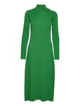 Rib Knit Dress Maxiklänning Festklänning Green IVY OAK