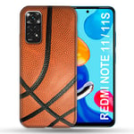 Coque pour Xiaomi Redmi Note 11 / 11S Sport Ballon Basket