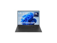 LG Gram 16Z90S-G.AD7BF - PC Portable 16" 1199g, écran IPS FHD+ 16:10, Plateforme Intel® Evo™ Ultra 7 155H, RAM 32Go, SSD 2To NVMe, Intel Iris XE, Thunderbolt™ 4, Windows 11, Clavier AZERTY, Noir