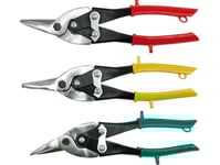 Sheet Metal Shears Set Of 3 Pieces Right,Left,Straight [48330]