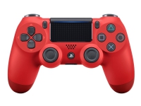 Sony DualShock 4 v2 - Spelkontroll - trådlös - Bluetooth - magma (röd) - för Sony PlayStation 4